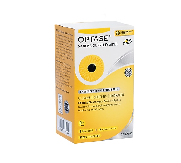 Optase® Manuka Lid Wipes